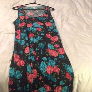 Pink Blush Maxi Dress- plus size Maternity